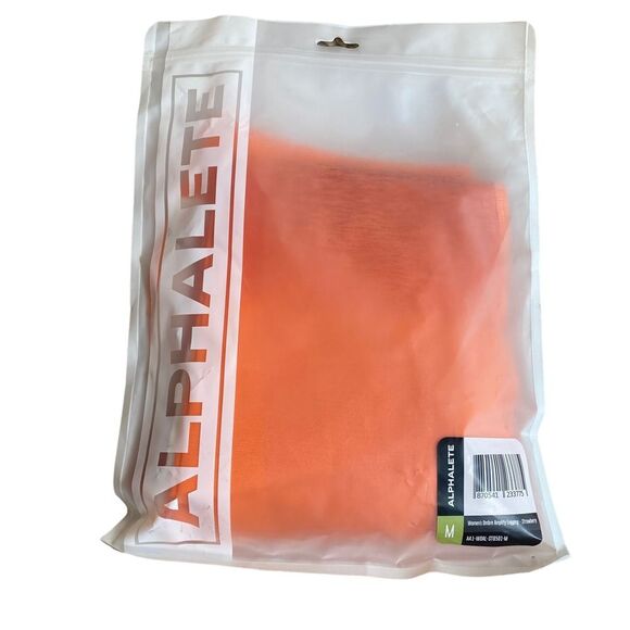 Alphalete Amplify Legging Size M Ombre Strawberry Orange Seamless Scrunch New - Picture 2 of 10
